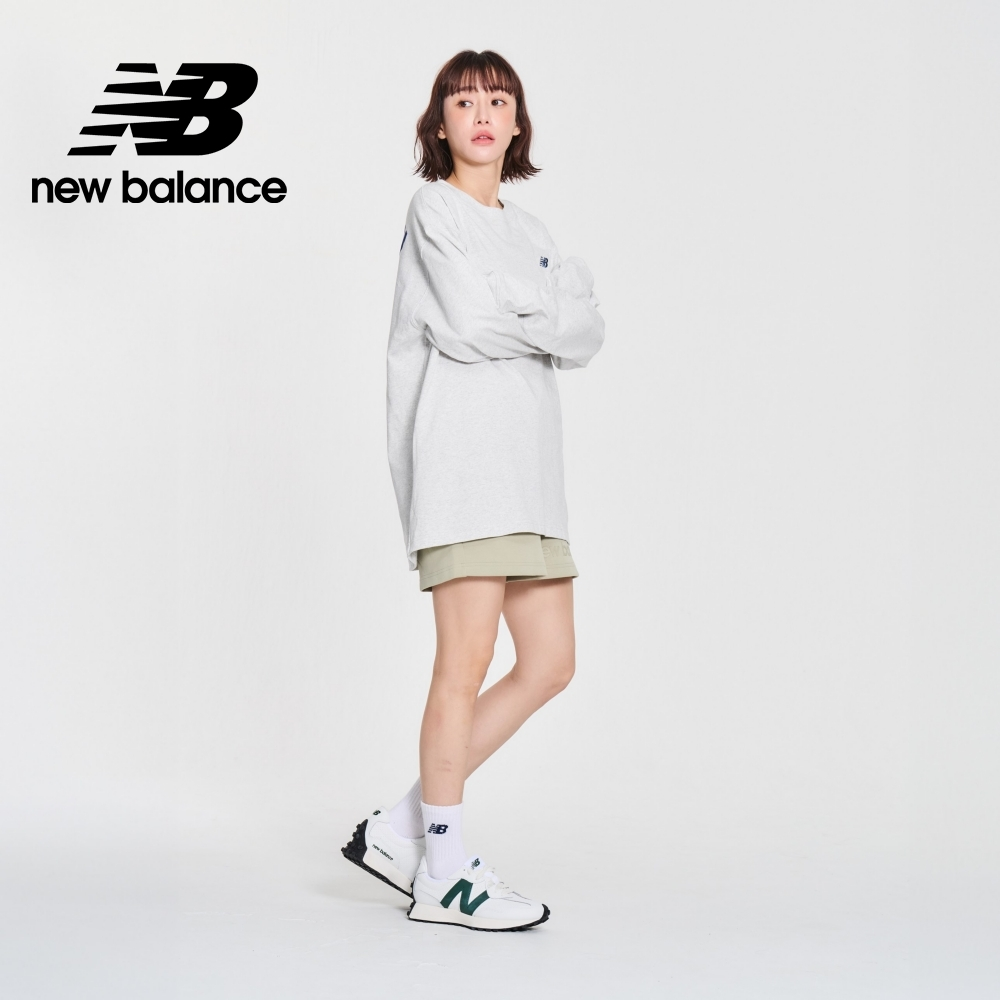 NEW BALANCE 327 WHT-GREEN 男女款 復古運動鞋