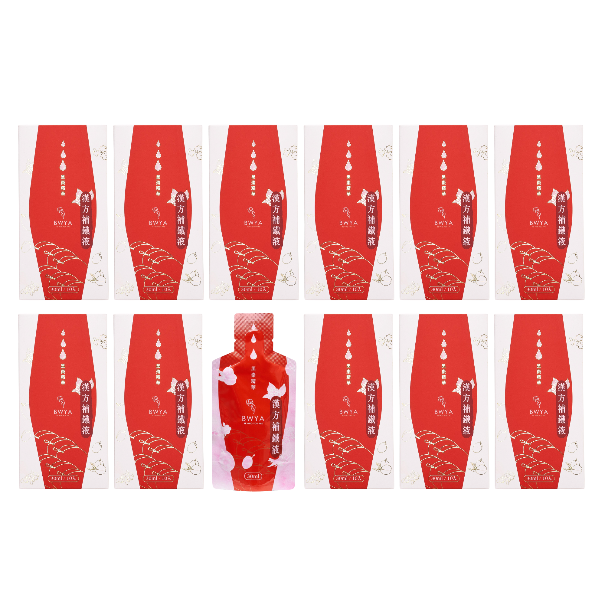 BWYA 漢方補鐵液 12盒超值組
