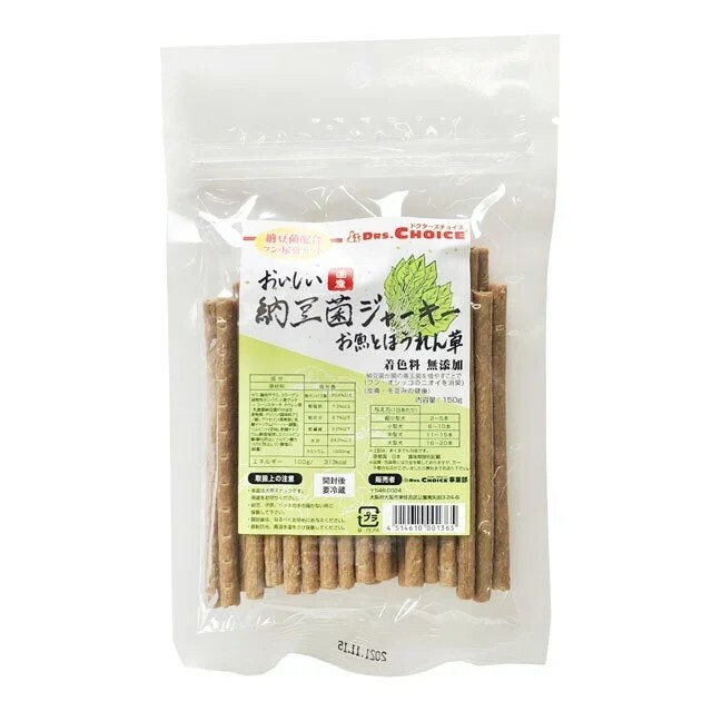 Doctor's Choice 納豆菌肉乾魚菠菜條 150g