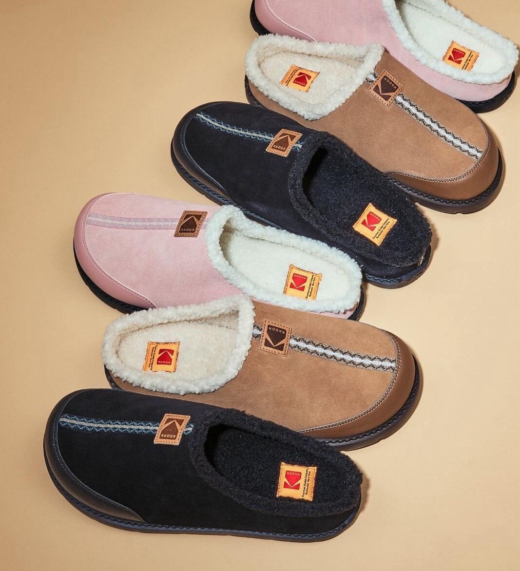 【現貨出清】韓國代購 Kodak Brownie Mule Suede 麂皮 絨面 羊羔毛 穆勒鞋