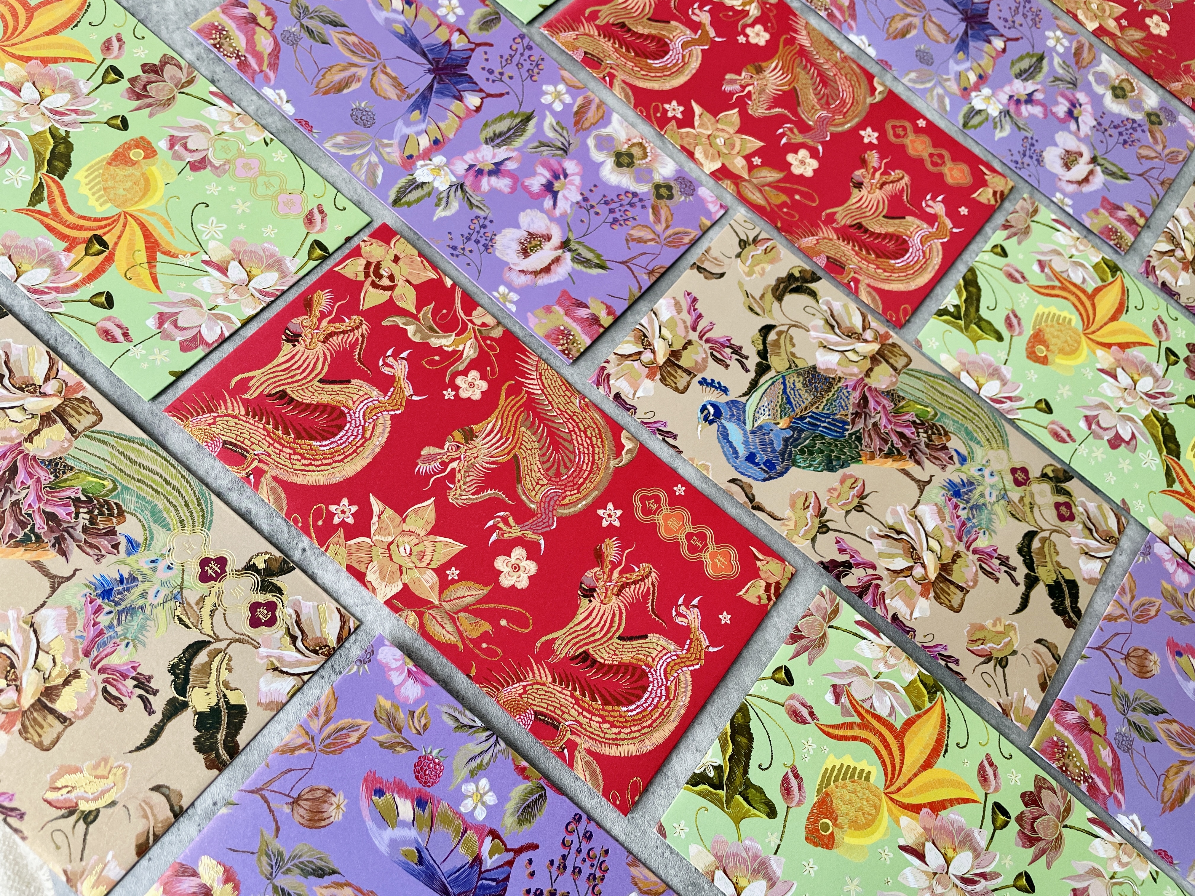 福迎錦繡丨利是廊 香港利是封