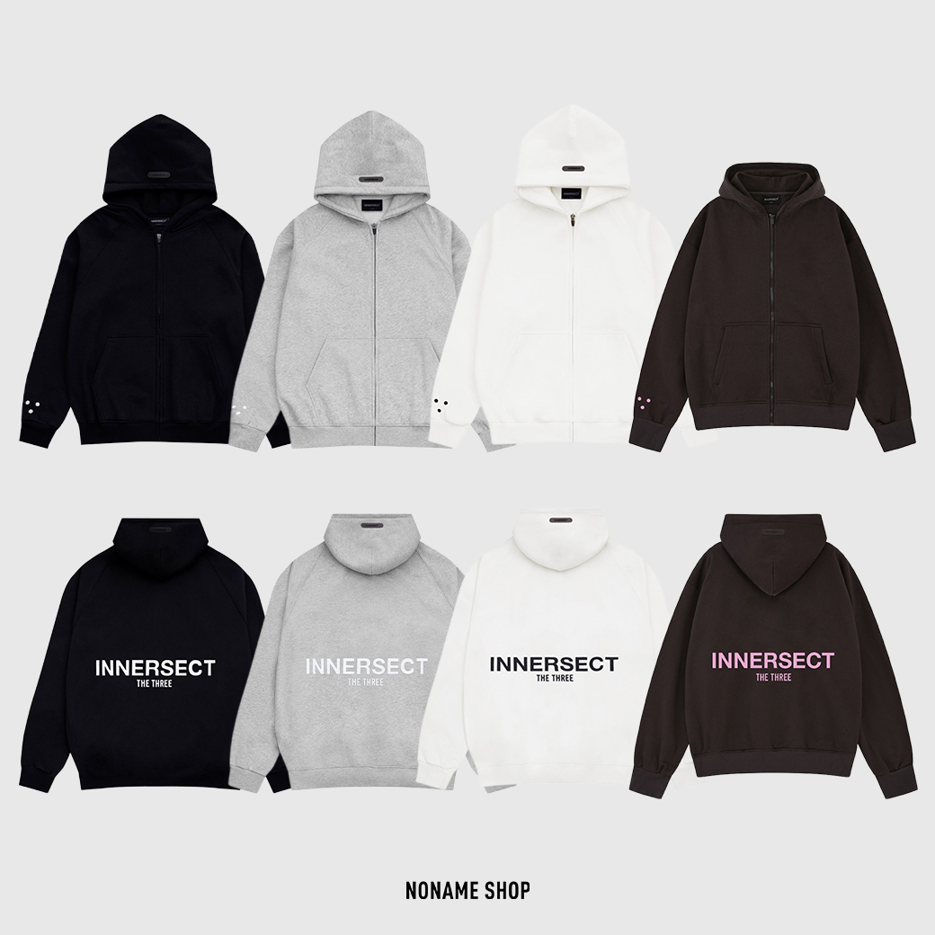 INNERSECT 三生萬物系列 背後 字母 LOGO 棉質 刷毛 外套 四色 (男款)