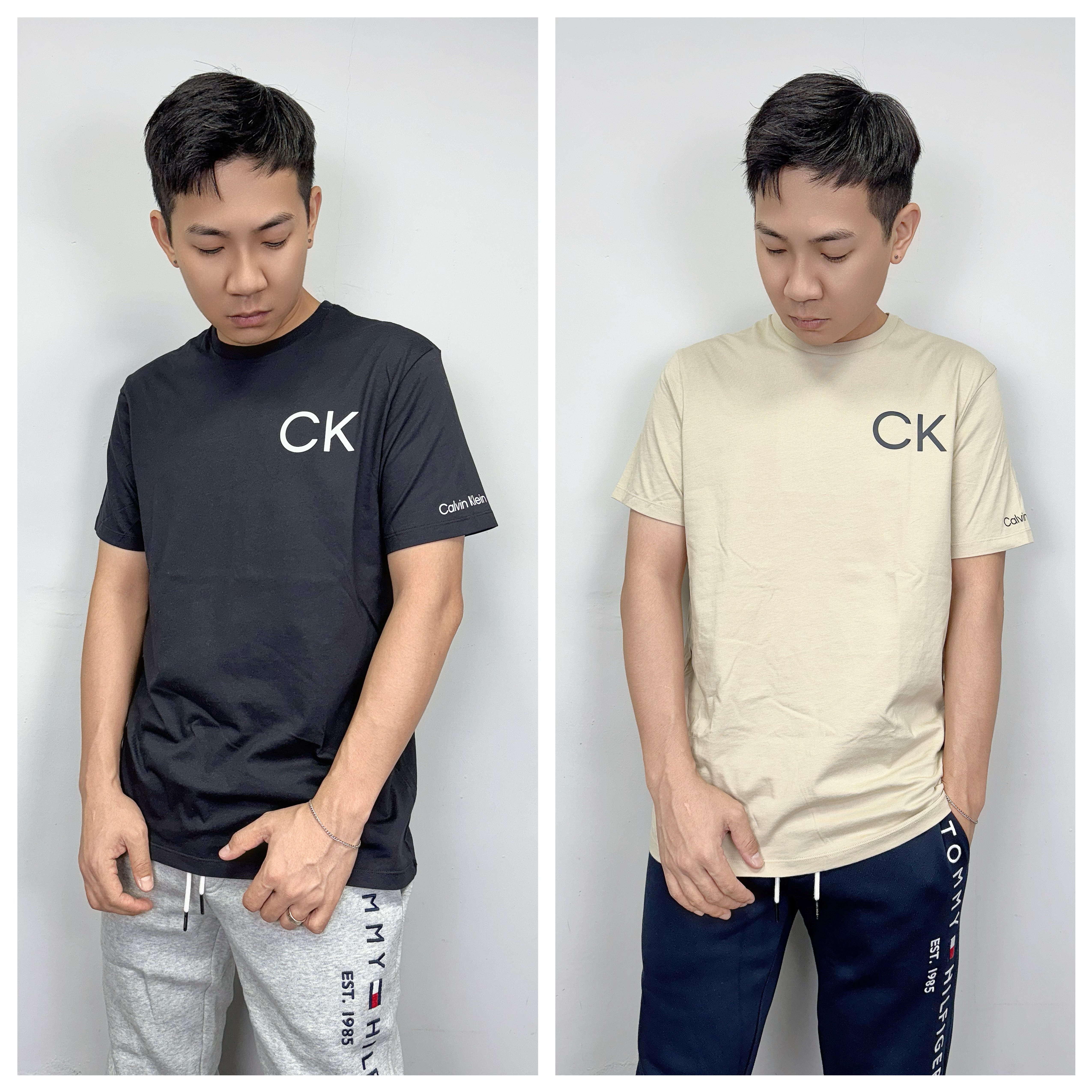 Calvin Klein CK 袖口小字母 短袖上衣 短T