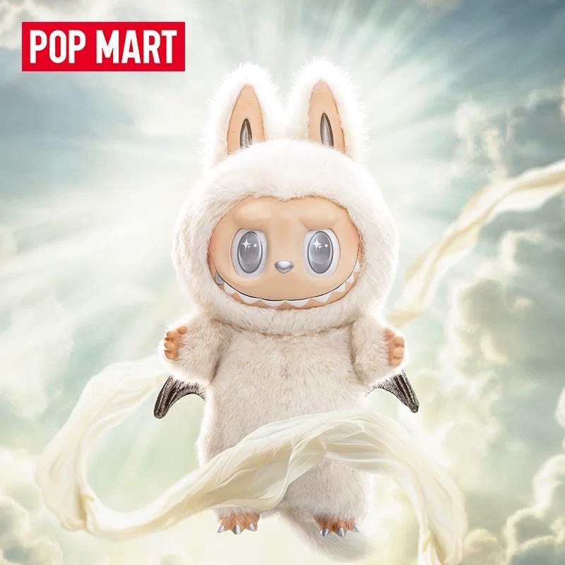 POP MART 泡泡瑪特 ZIMOMO THE MONSTERS Angel in Clouds LABUBU 大天使 白色首領