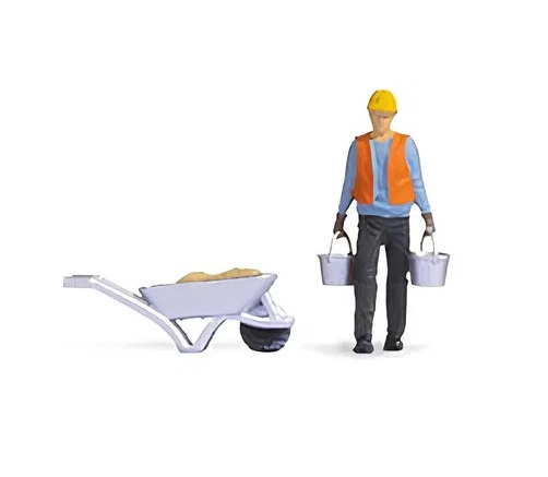 Noch 16520 HO規 小場景.建築工程