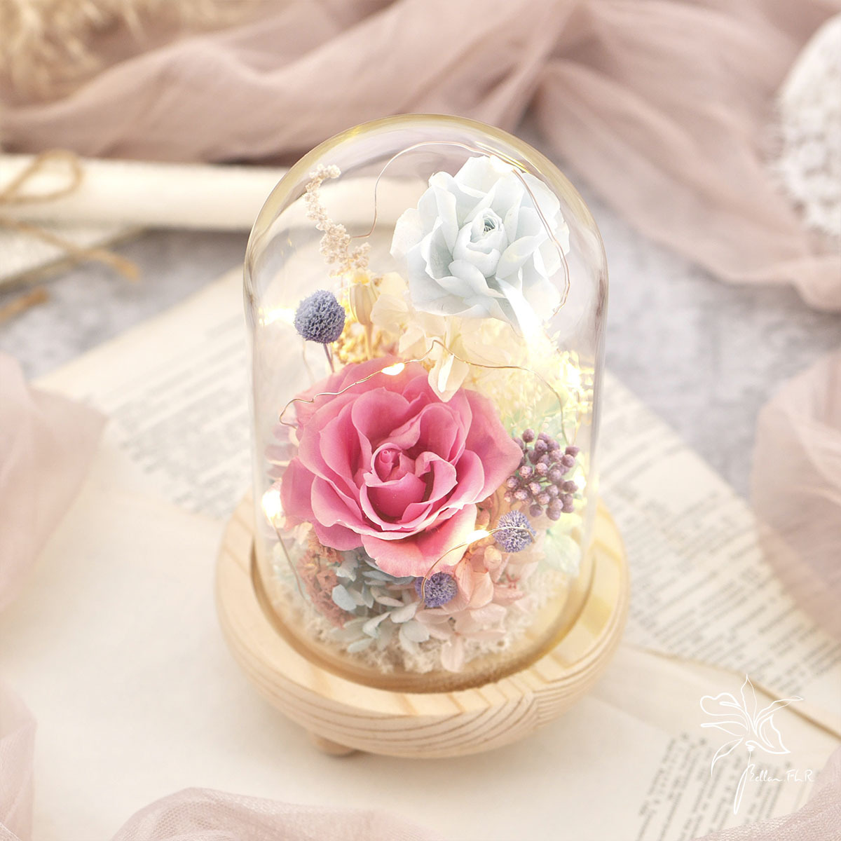 【戀人的樂章】長型玻璃花盅-小