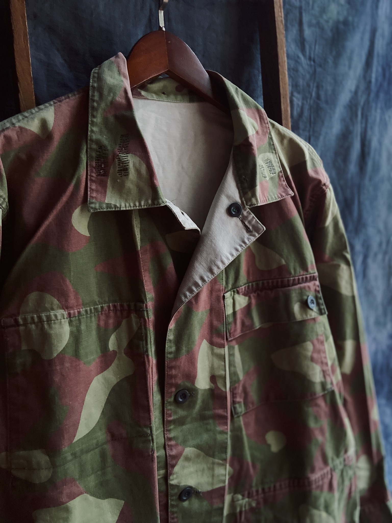 Finland M62 Camo Reversible Jacket/ 芬蘭軍公發M62雙面著用迷彩外套-54號A