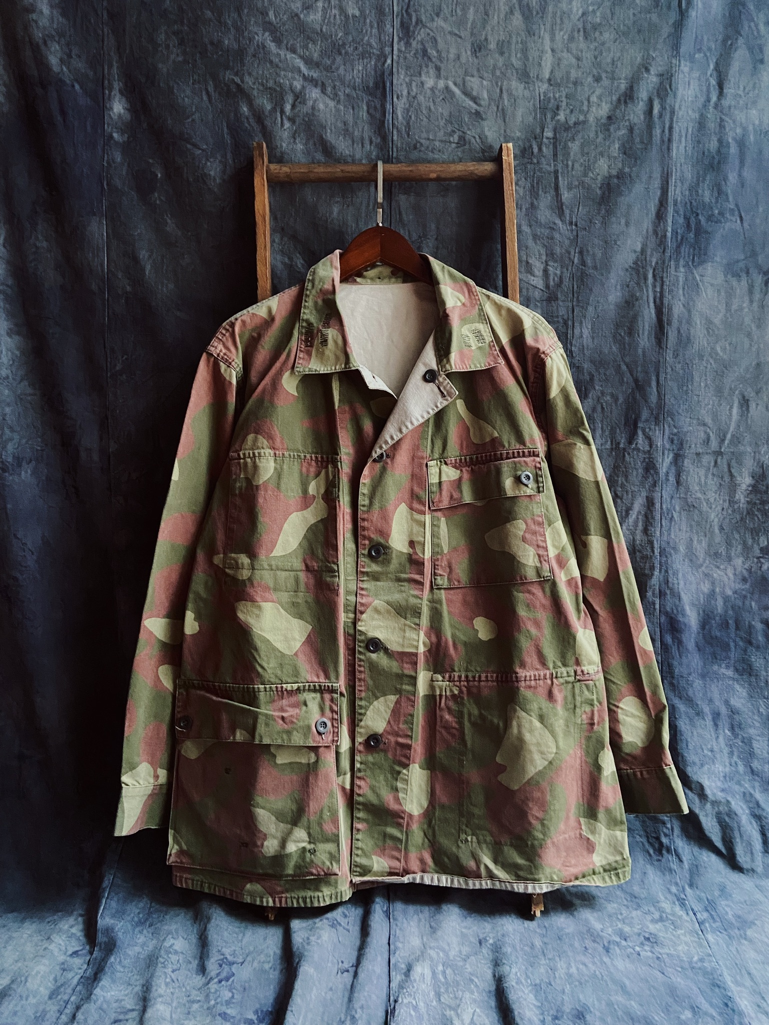 Finland M62 Camo Reversible Jacket/ 芬蘭軍公發M62雙面著用迷彩外套-54號A