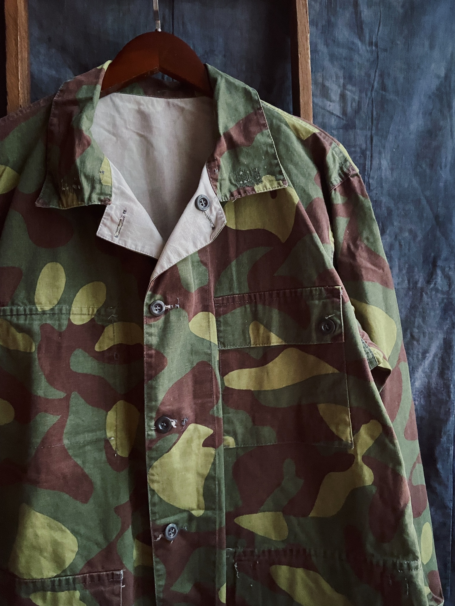Finland M62 Camo Reversible Jacket/ 芬蘭軍公發M62雙面著用迷彩外套-54號B