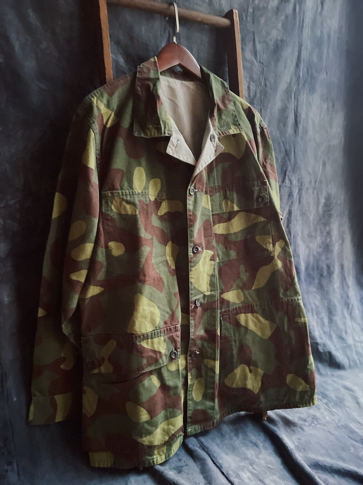 Finland M62 Camo Reversible Jacket/ 芬蘭軍公發M62雙面著用迷彩外套-54號B