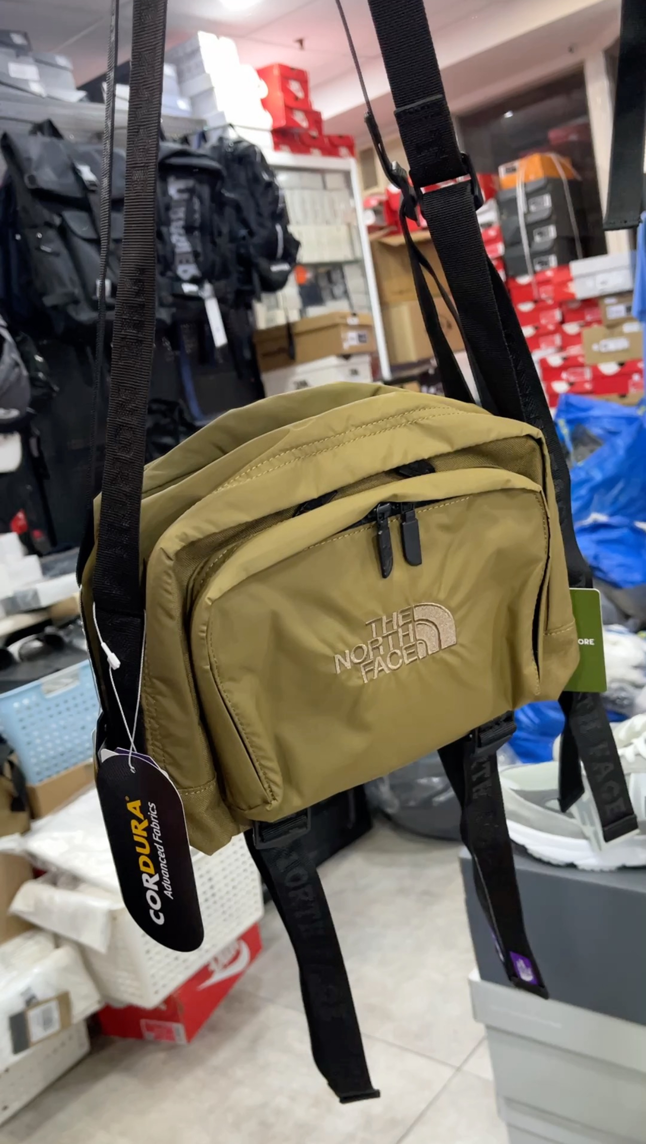 THE NORTH FACE PURPLE LABEL/CORDURA Nylon Shoulder Tote Bag