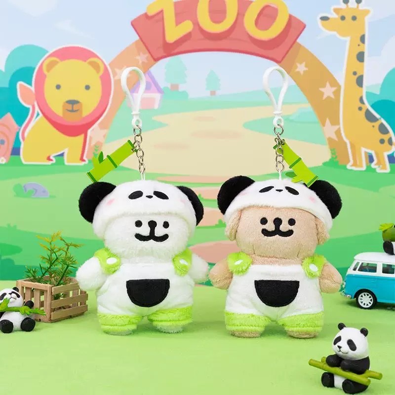 KTQ STORE ‧ 線條小狗 Maltese 熊貓系列 吊飾