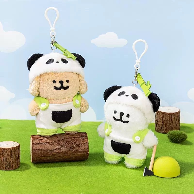 KTQ STORE ‧ 線條小狗 Maltese 熊貓系列 吊飾