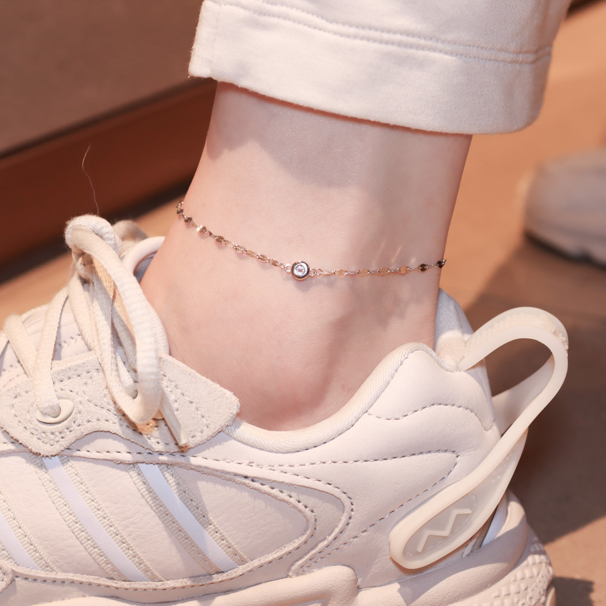 | 925 Silver・White Gold | Pure Elf Anklet | AN0110 |