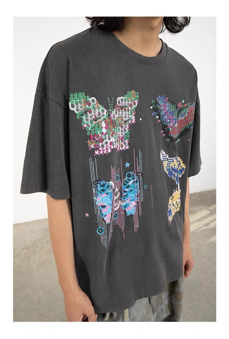 CONP 數位蝴蝶蠟染TEE
