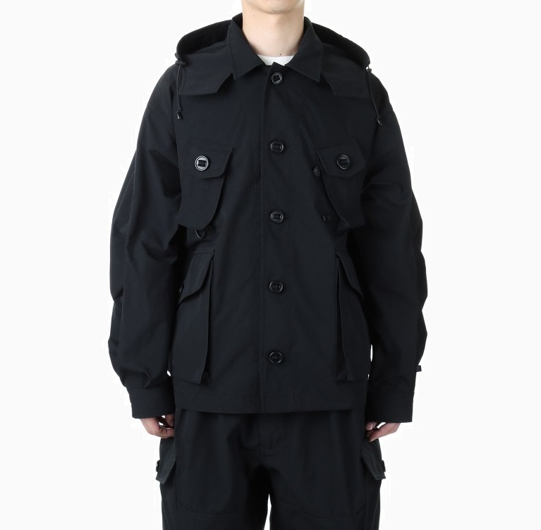 DAIWA PIER39 TECH CANADIAN FATIGUE JACKET - BLACK PRE ORDER ITEM (預訂中)