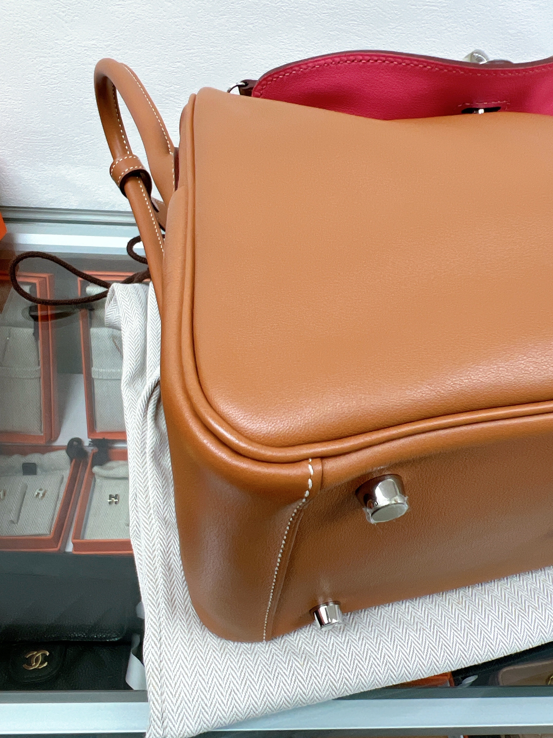 Hermes lindy 26 (gold x rose azalee/ swift stamp c)