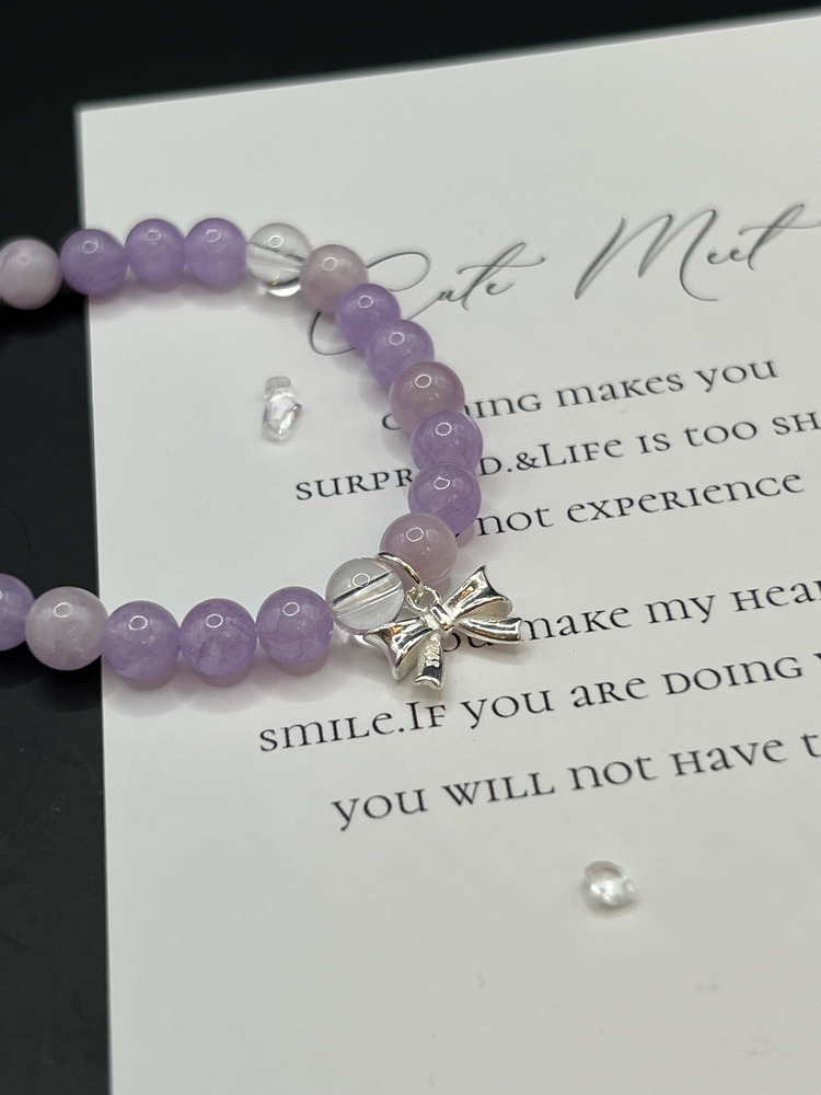 C034-薰衣草紫手鍊【預購】