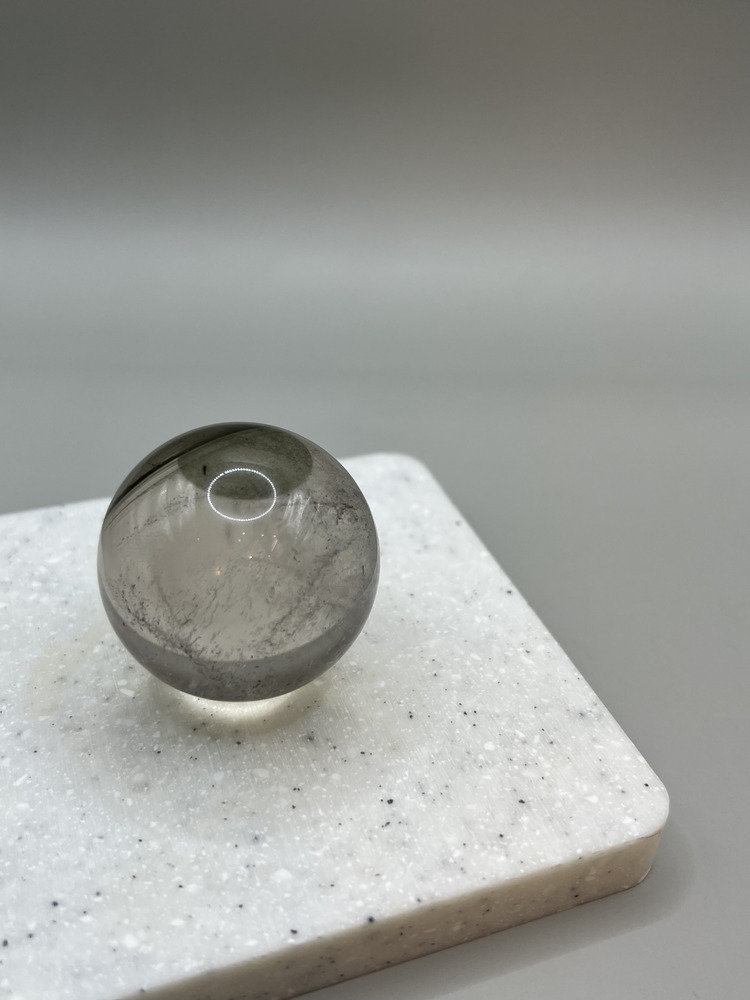 C036-綠幽靈水晶球4mm