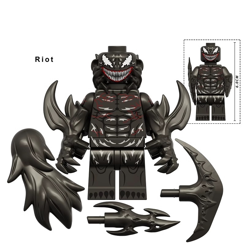 Riot Venom DC SuperHeroes Minifigures Minifigs fit Lego KDL832 K2214