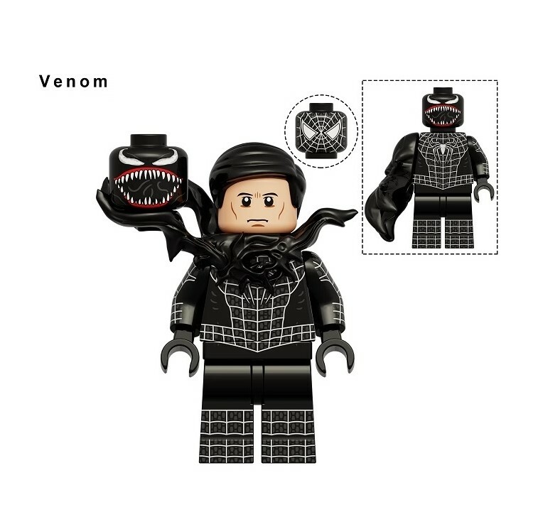 Venom DC SuperHeroes Minifigures Minifigs fit Lego KDL832 K2215