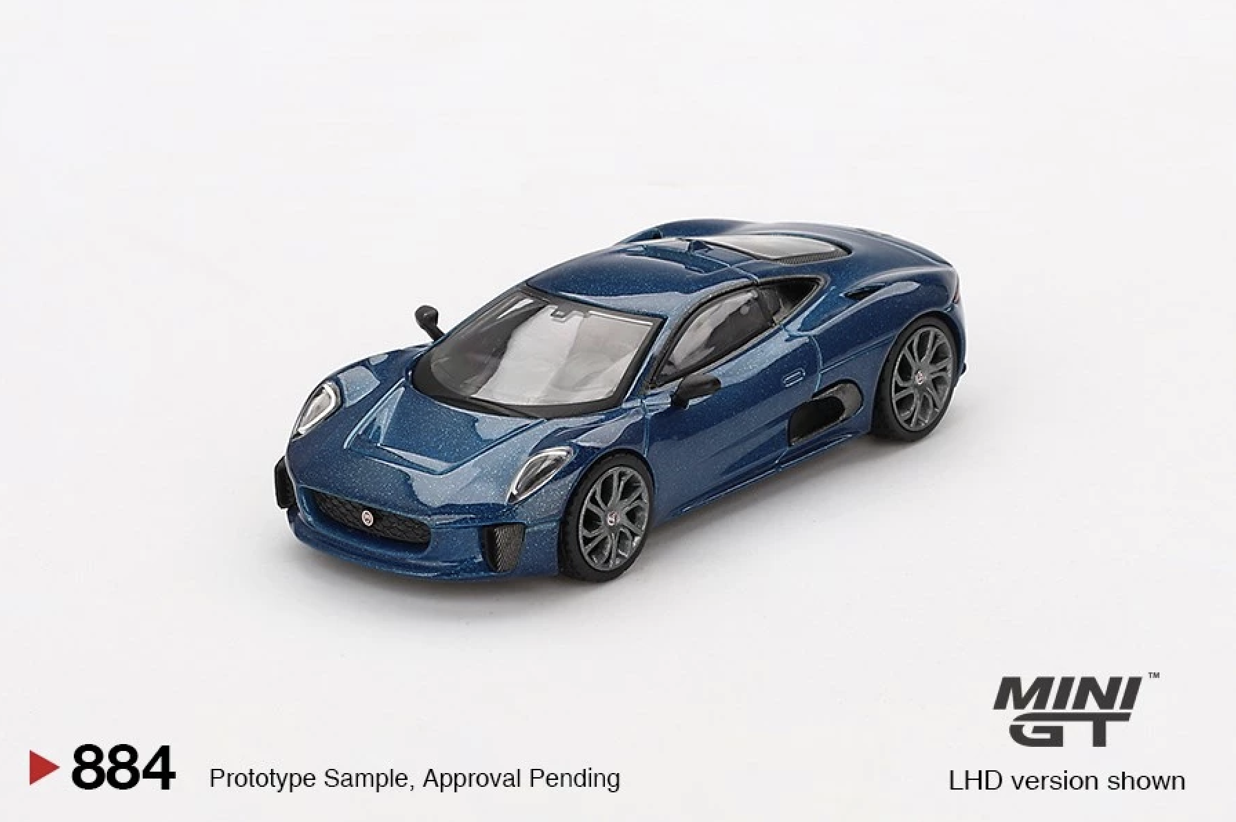【預訂】Mini GT #884 Jaguar C-X75 Blue