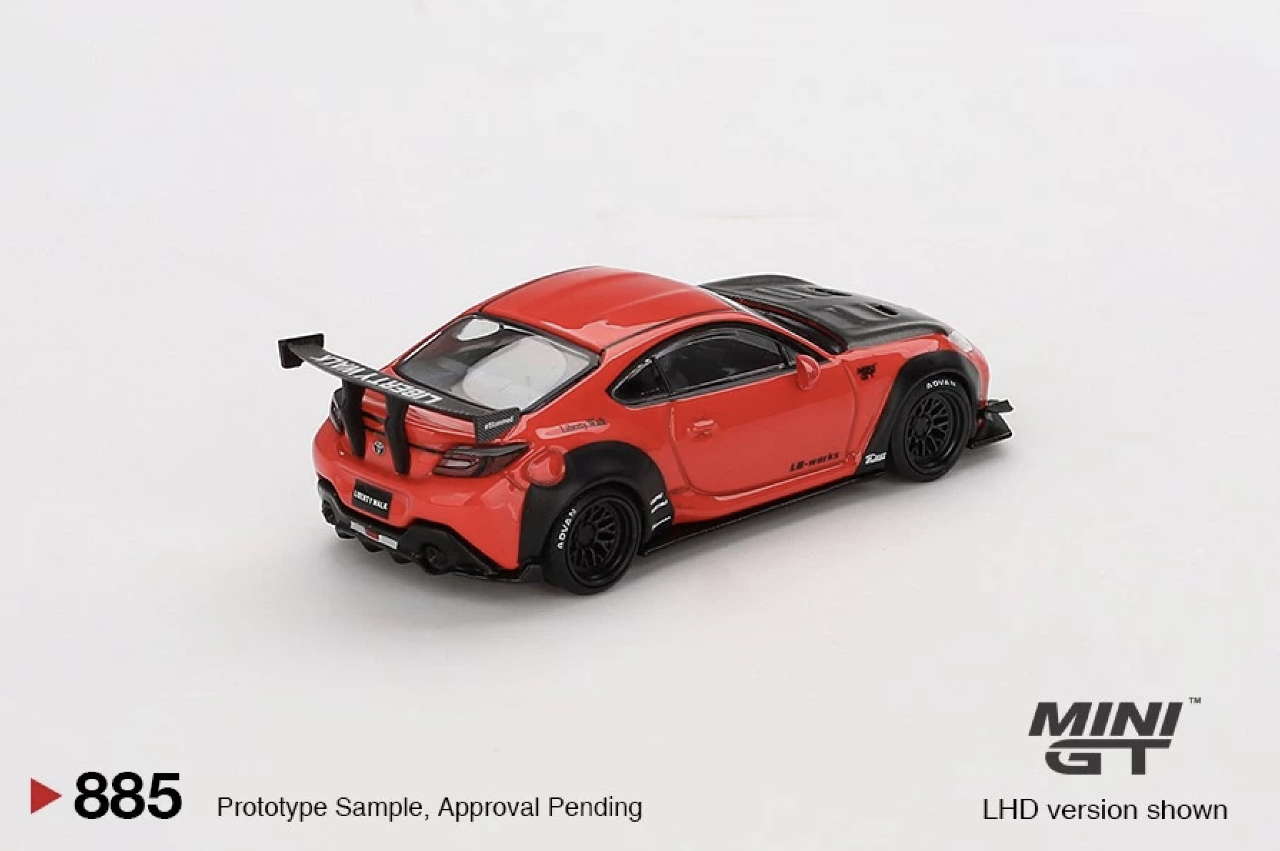 【預訂】Mini GT #885 Toyota GR86 LB Nation Red
