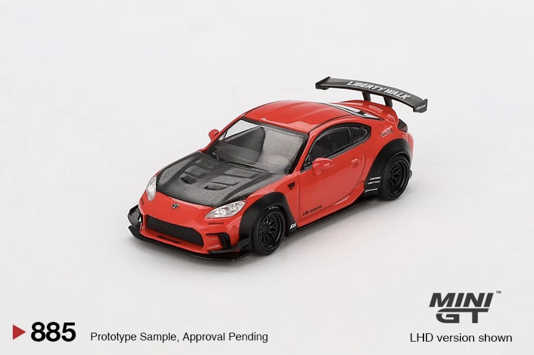 【預訂】Mini GT #885 Toyota GR86 LB Nation Red