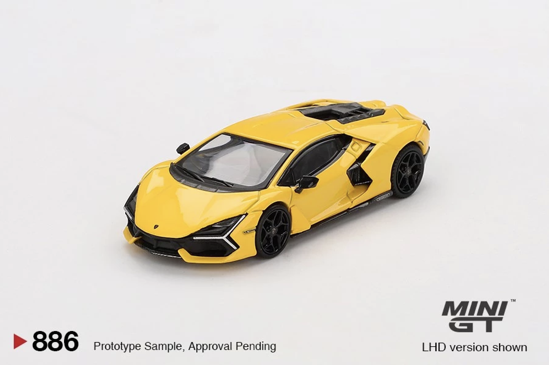 【預訂】Mini GT #886 Lamborghini Revuelto Giallo