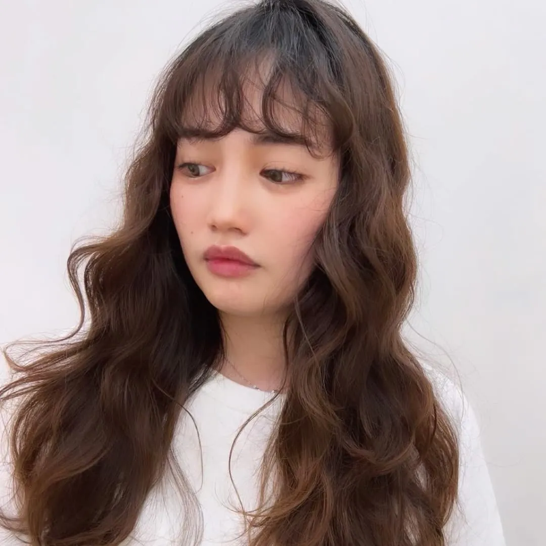 Renee's Perm Creations – Rain Perm with Airy Bangs for High Foreheads