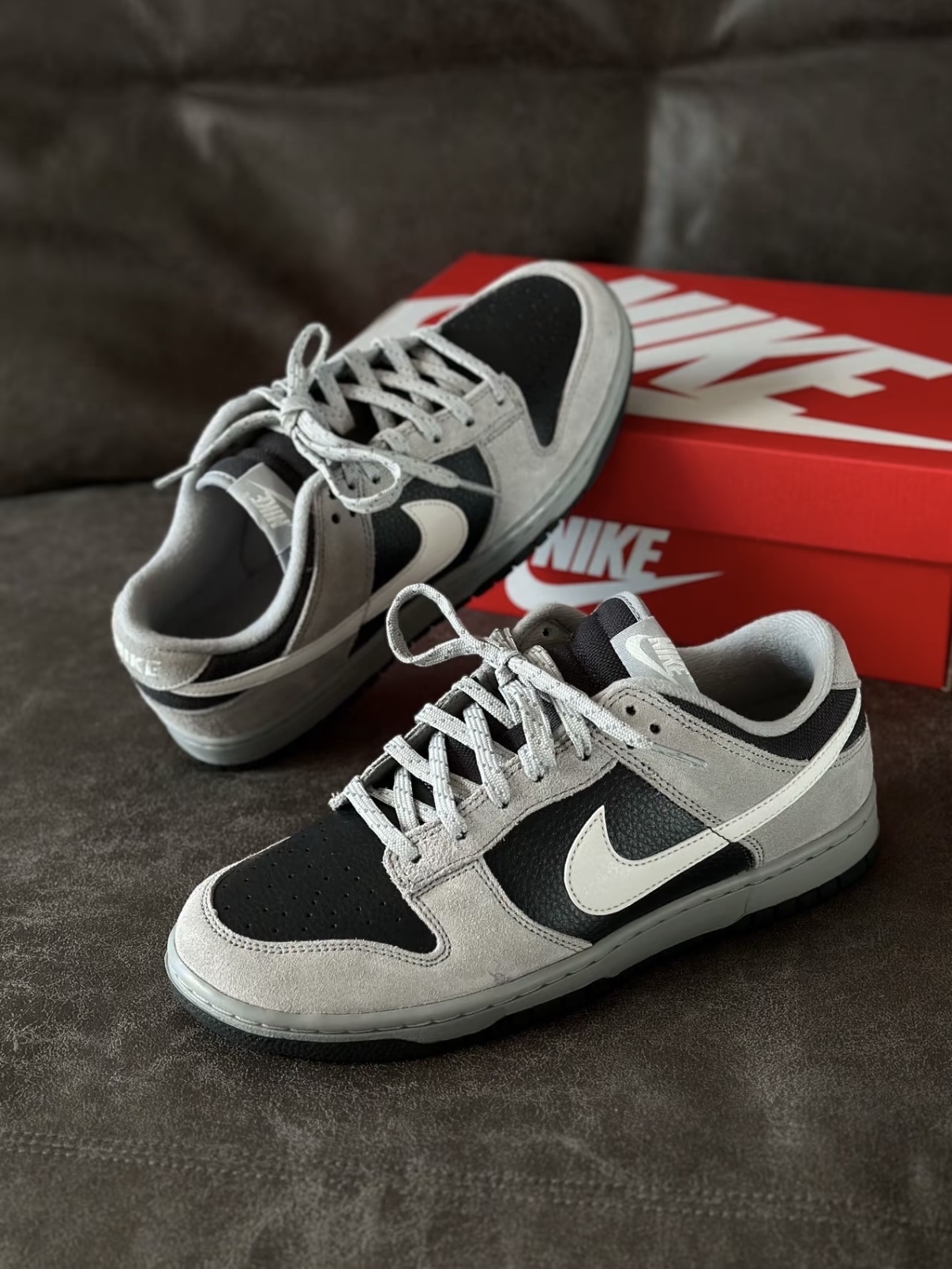 Nike Dunk Low 影子灰 黑灰色 灰色 麂皮 荔枝皮 HV2532-001/預購