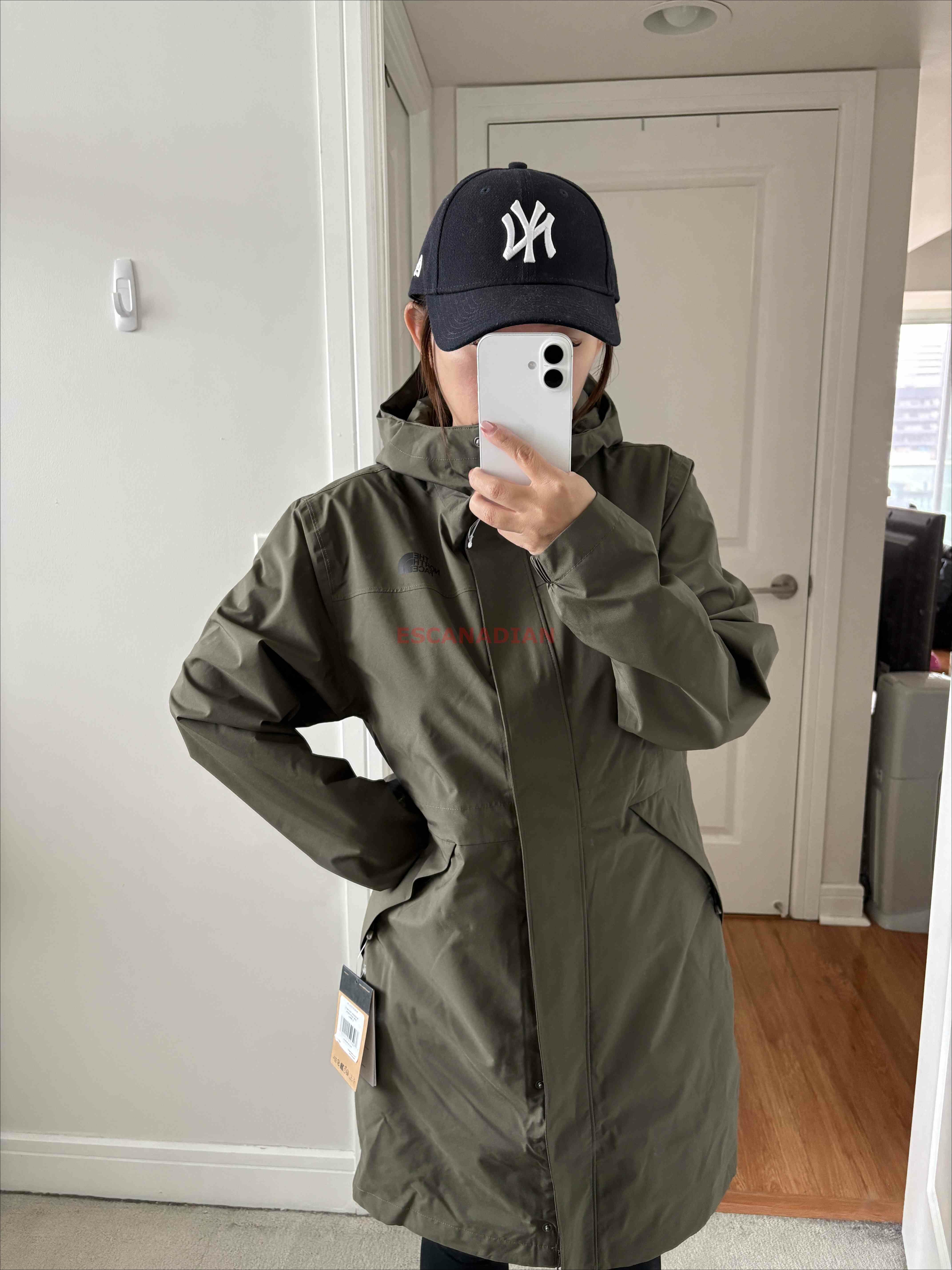 THE NORTH FACE 女大人 三合一  600羽絨蓬鬆內裡 防風 防潑水 連帽 長版外套 (3色)