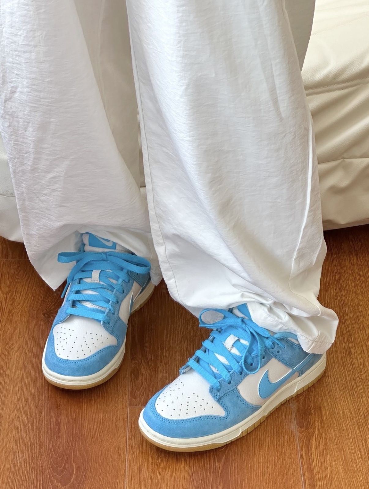 Nike Dunk Low 藍莓焦糖 藍白色 麂皮 復古 焦糖底 男女款 HQ1519-031/預購