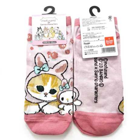 日本mofusand卡通襪 (非日本製)