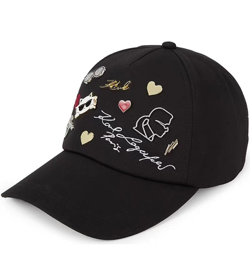 Karl 老佛爺 多種立體裝飾 Cap