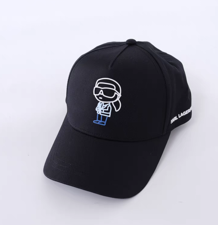 Karl 老佛爺 線條公仔 Cap