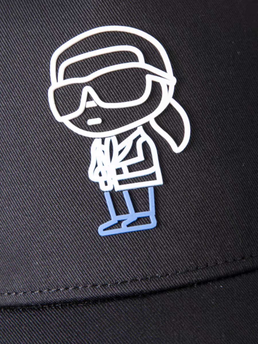 Karl 老佛爺 線條公仔 Cap