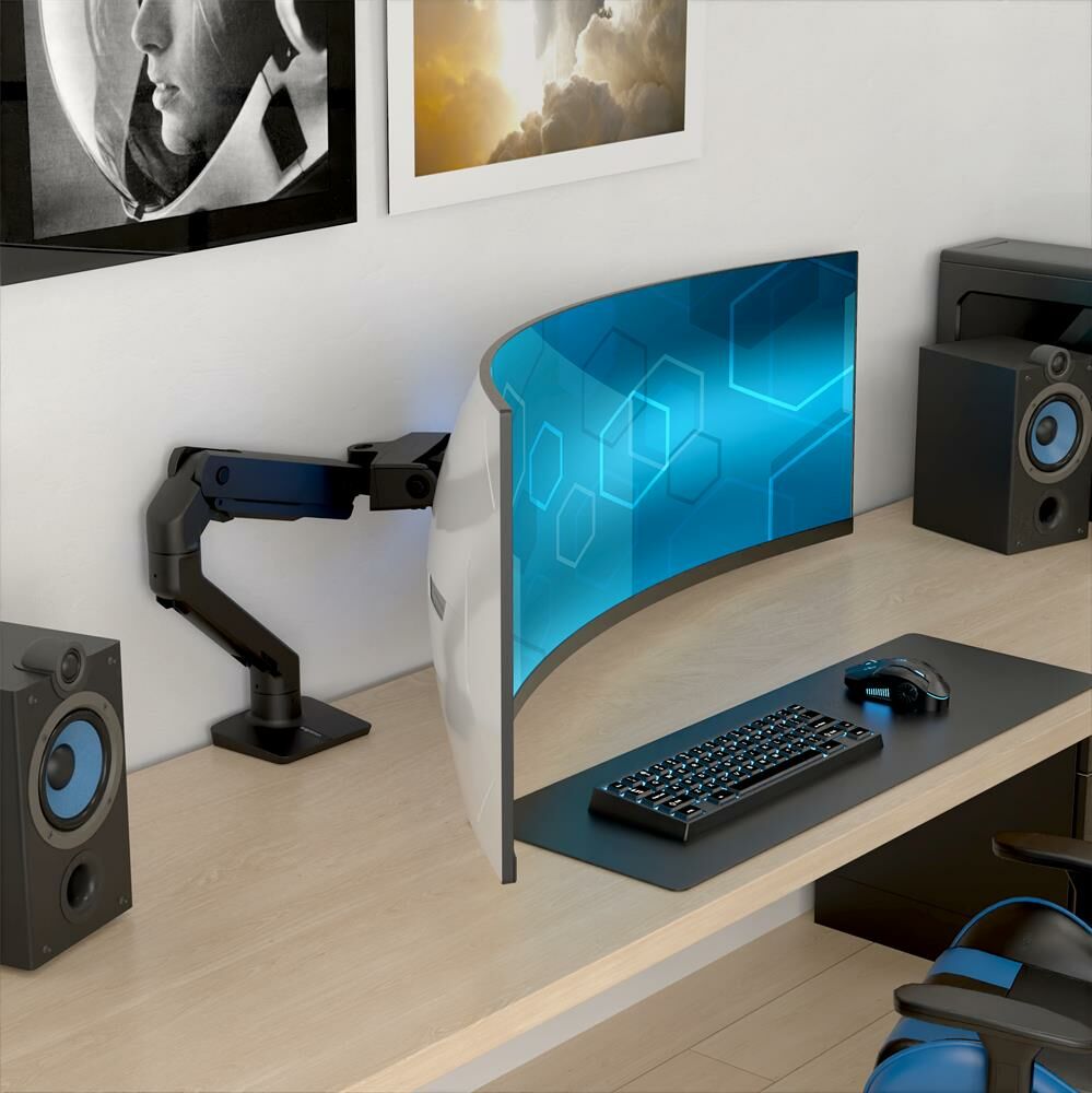 【福利品】HX桌上型單螢幕特級重型支架（支援57"、17kg內螢幕）