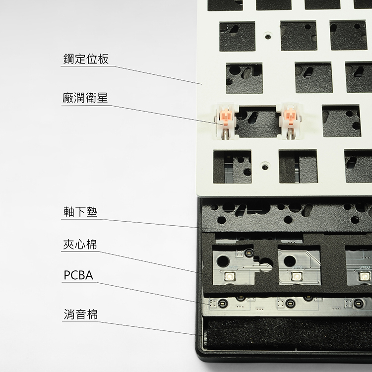【希少】Klingel 黒檀 鍵盤 佐赫ST68分裂式分體式機械鍵盤| STATIONERY STUDIO