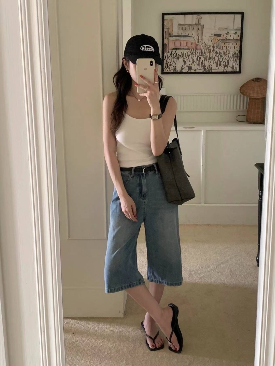 (Goal) 牛仔七分褲  Ha2356