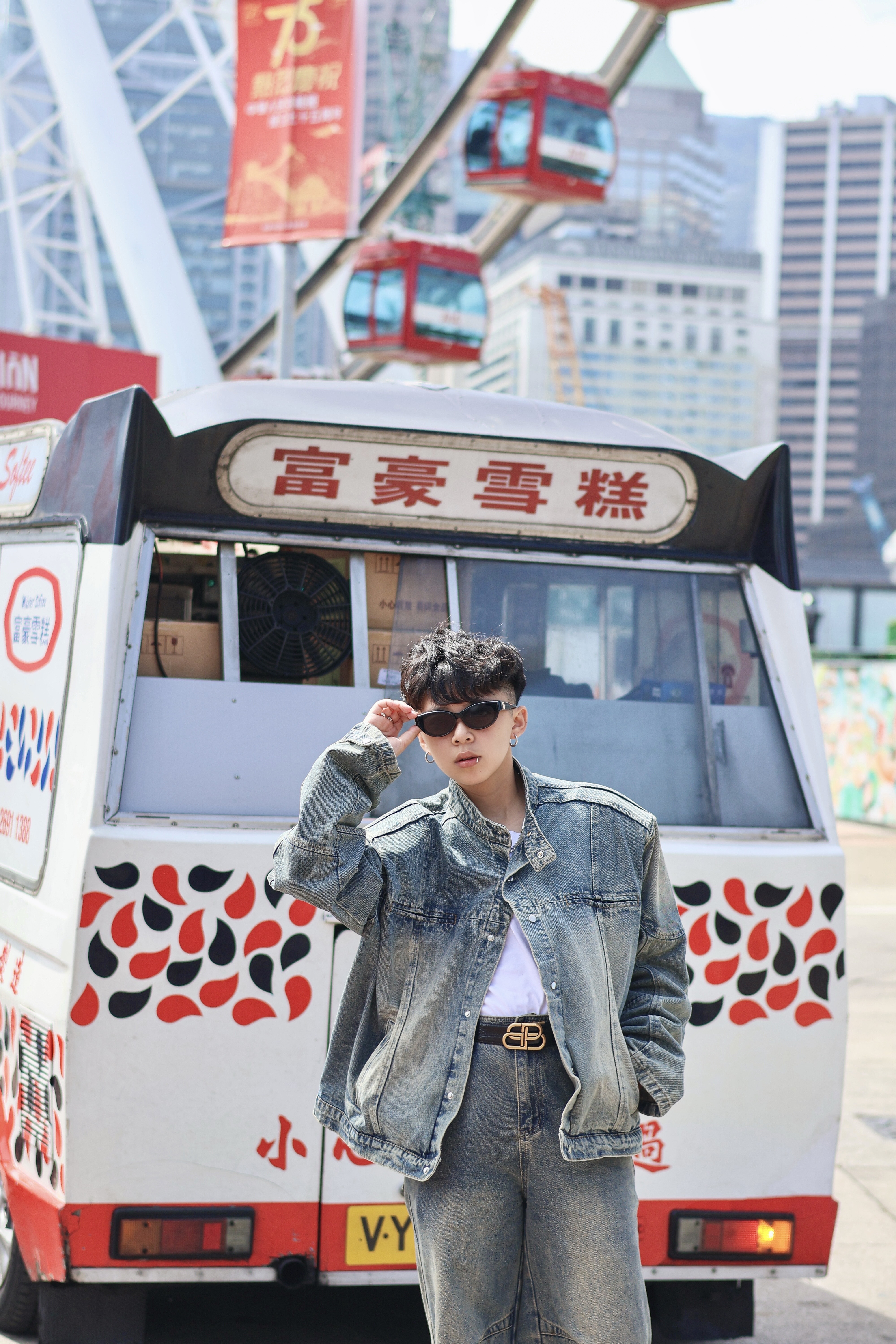 高質感復古做舊牛仔套裝🔨