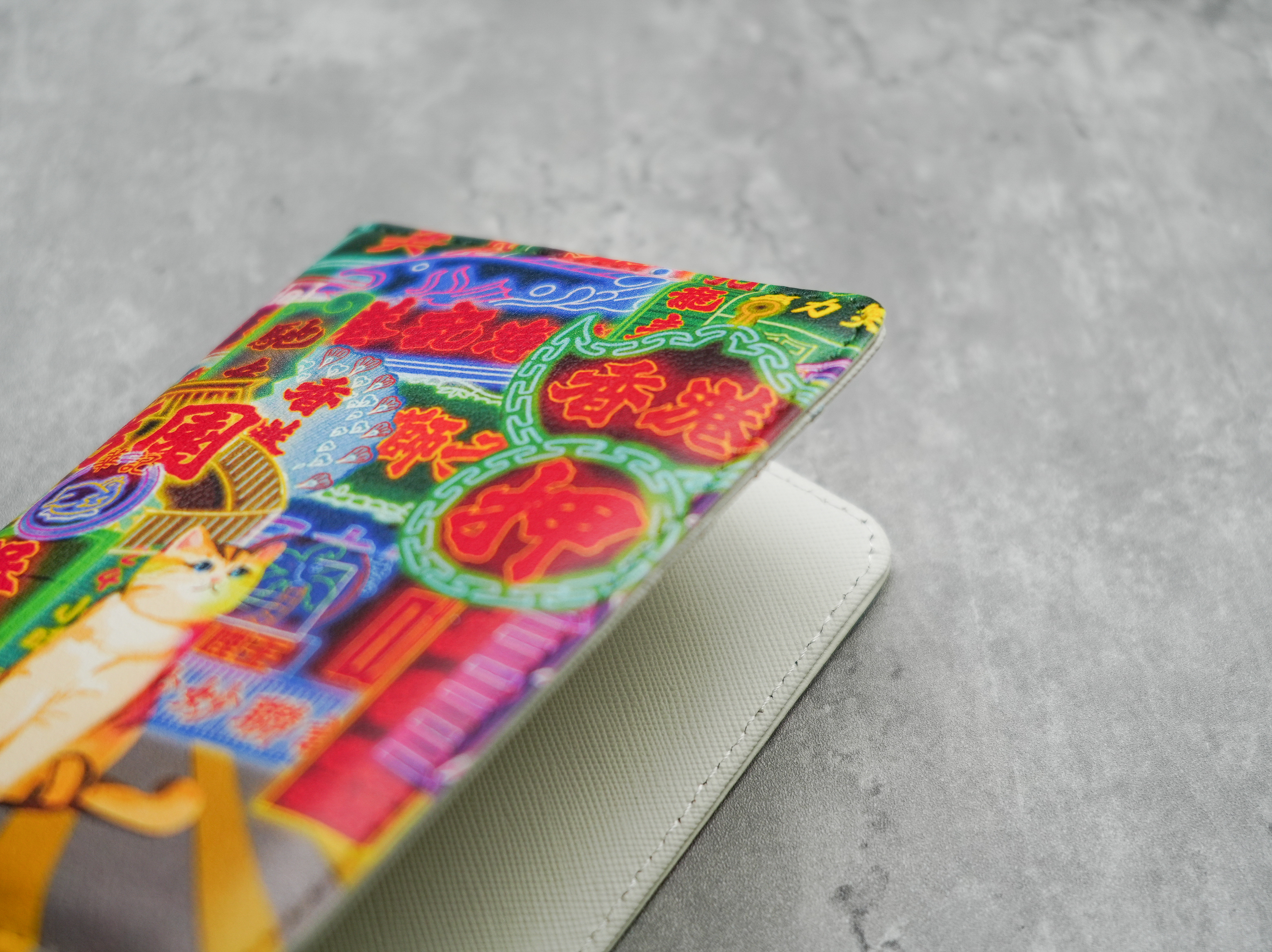 【貓遊街角 - 霓虹十色 】護照套丨香港特色丨amazing studio