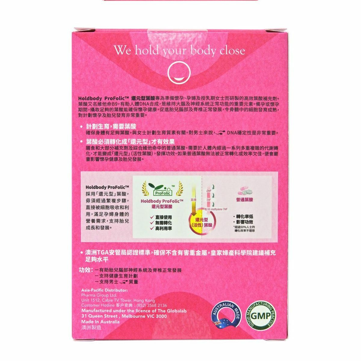 HOLDBODY 還元型葉酸 (60粒)