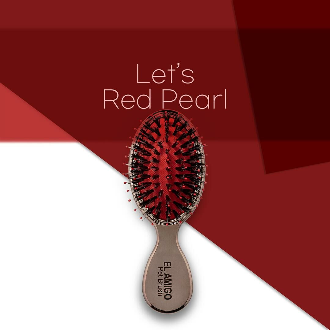 El Amigo 沾珠鬃毛迷你按摩梳（小）