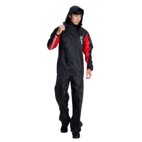 OutPerform 奧德蒙 斜開雙拉鍊兩件式風雨衣