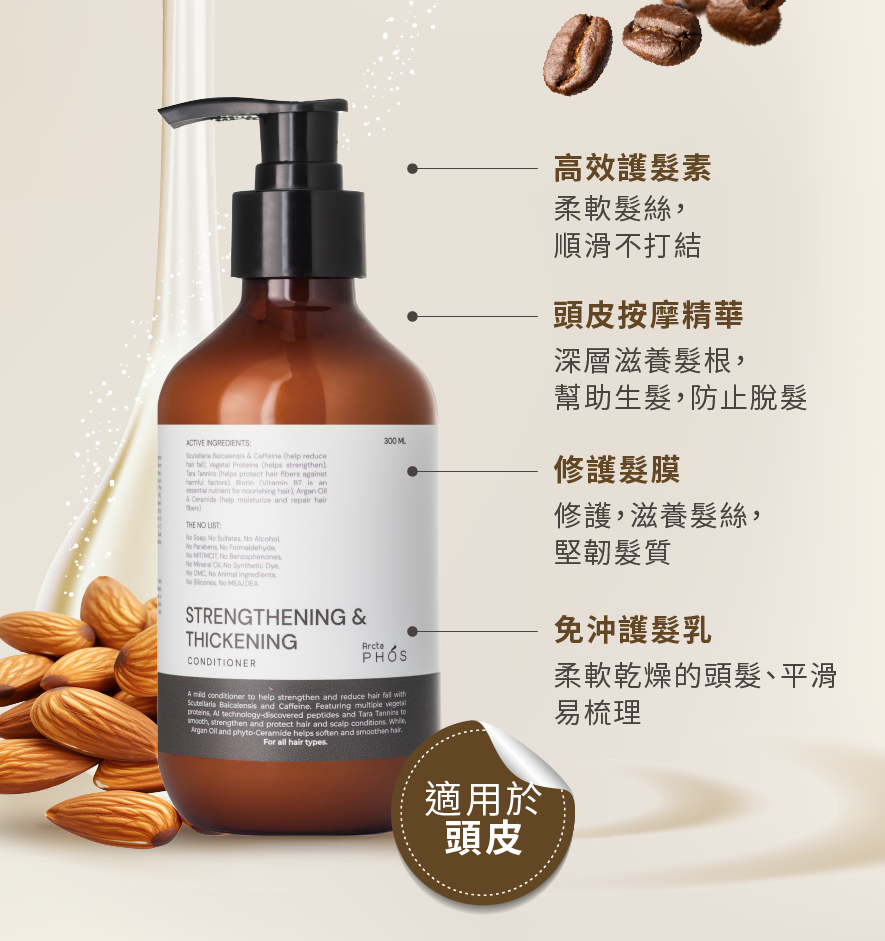 ArctaPHOS 強韌濃密4合1頭皮滋養護髮素 300ml