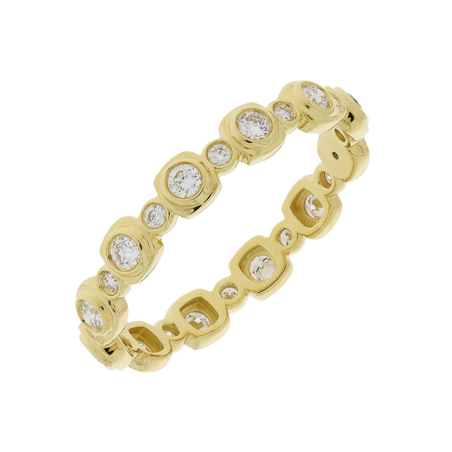 18K黃金全混身鑽石戒指