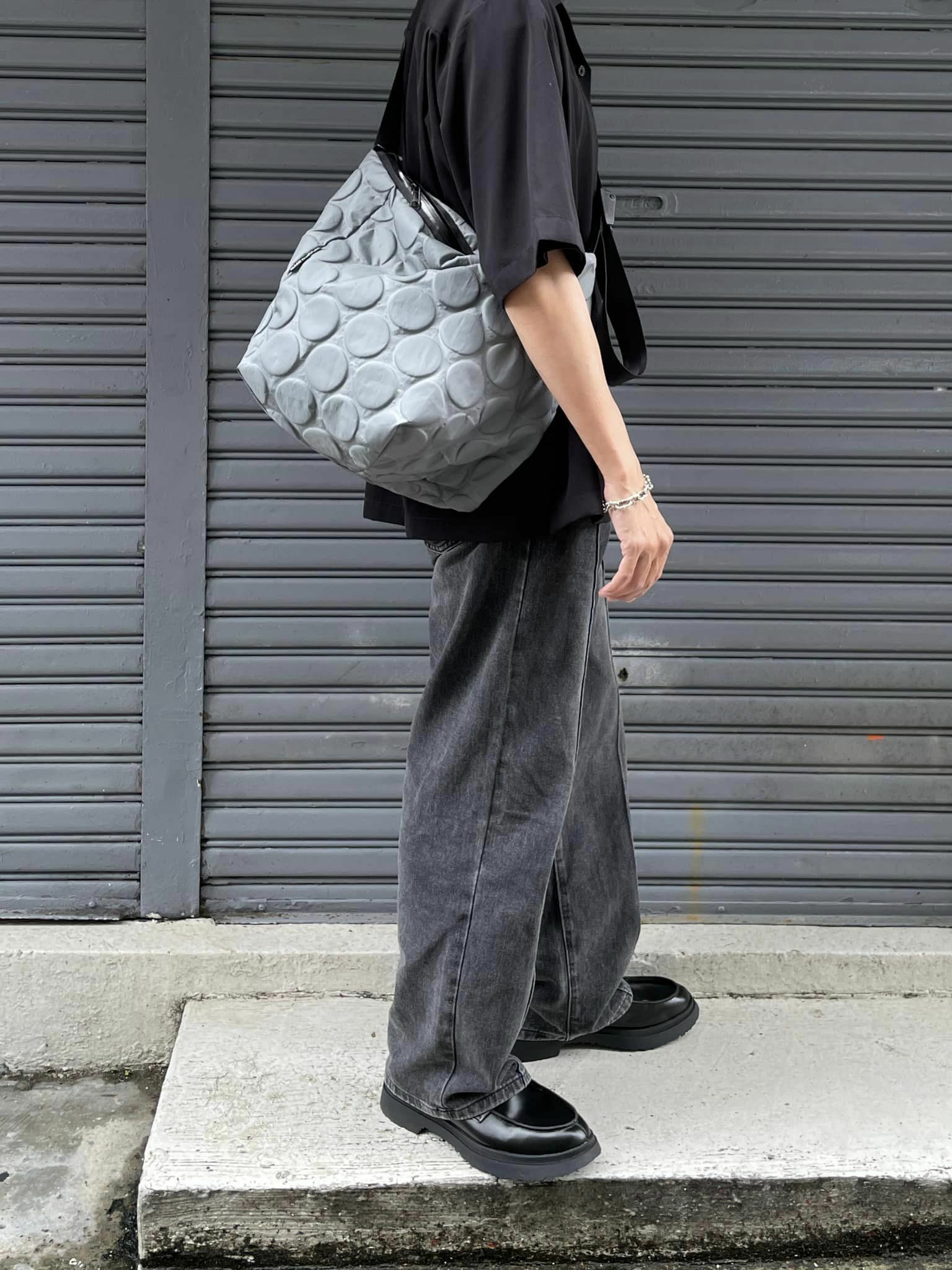 Bag'n'Noun 圓點包  S號 - 灰 (70020962GRAY)