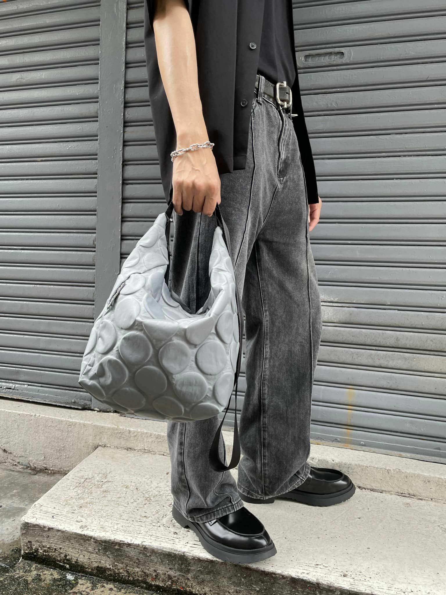 Bag'n'Noun 圓點包  S號 - 灰 (70020962GRAY)