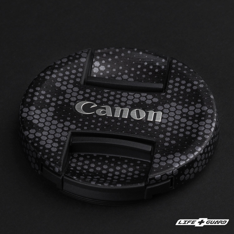 LIFE+GUARD Canon RF 28-70mm F2.8  貼膜質感特寫，LIFE+GUARD 設計風格